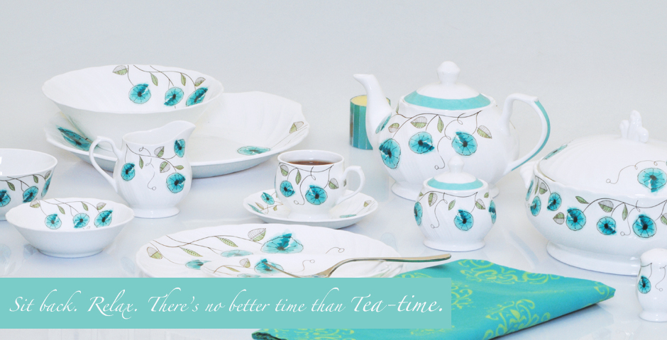 Flowery Tea Sets for Great Summer